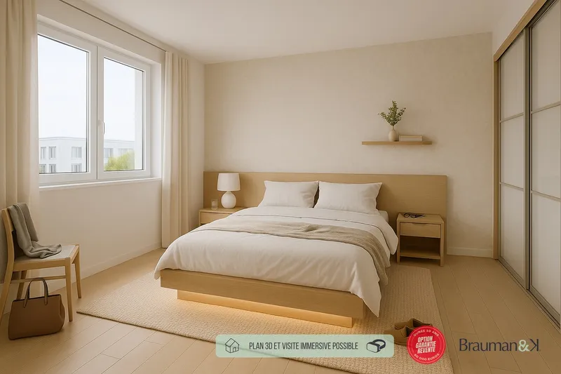 Appartement T4 de 77 m² avec parking - Photo 3