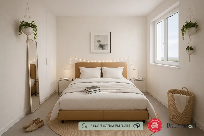 Appartement T3 de 68 m² avec jardin de 64 m² et parking - Photo 2