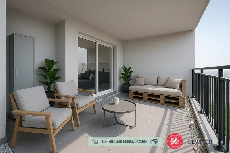 3 PIÈCES de 58m² + EXT(s) de 7m² + PKG(s) - Photo 5