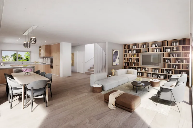 NOUVEAU PROJET DE 6 VILLAS FAMILIALES À THIERRENS AVEC JARDINS ! - Photo 4