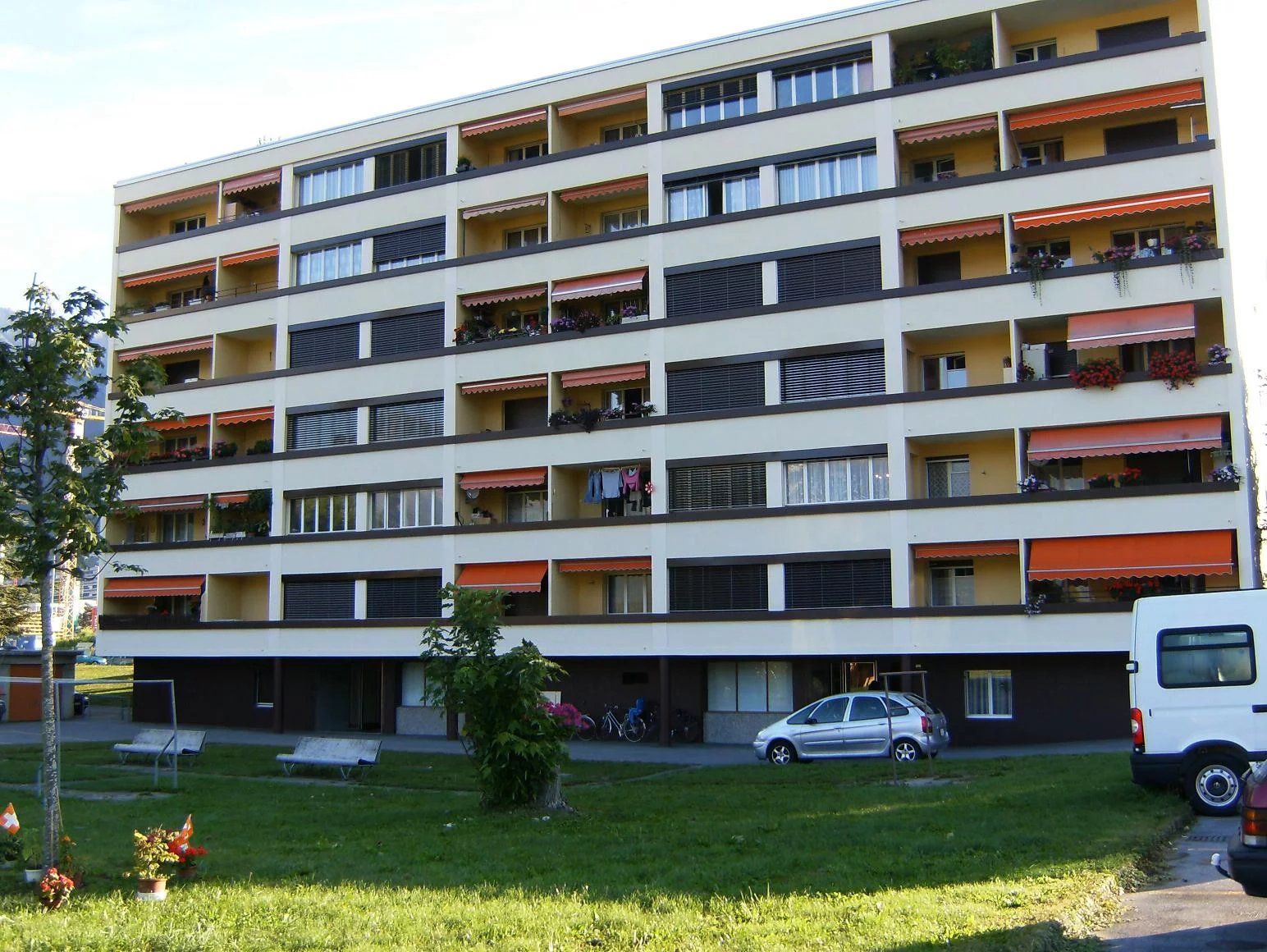 Appartement au 4ème étage avec magnifique vue sur les montagnes