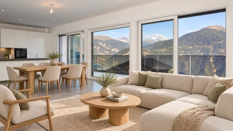Chermignon-d'en-Haut - Villa contemporaine de 5.5 pièces avec vue 360 - Photo 5