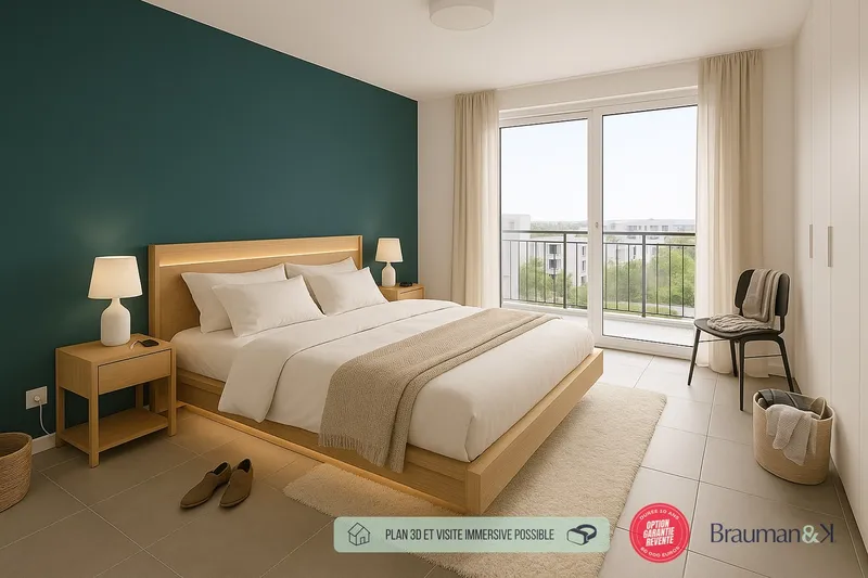T5 neuf de 88 m² avec terrasse de 26 m² et parking - Photo 3