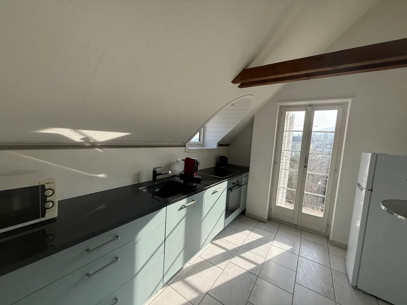 3½ ZIMMER-ATTIKAWOHNUNG IN HORGEN (ZH), MÖBLIERT - Photo 3
