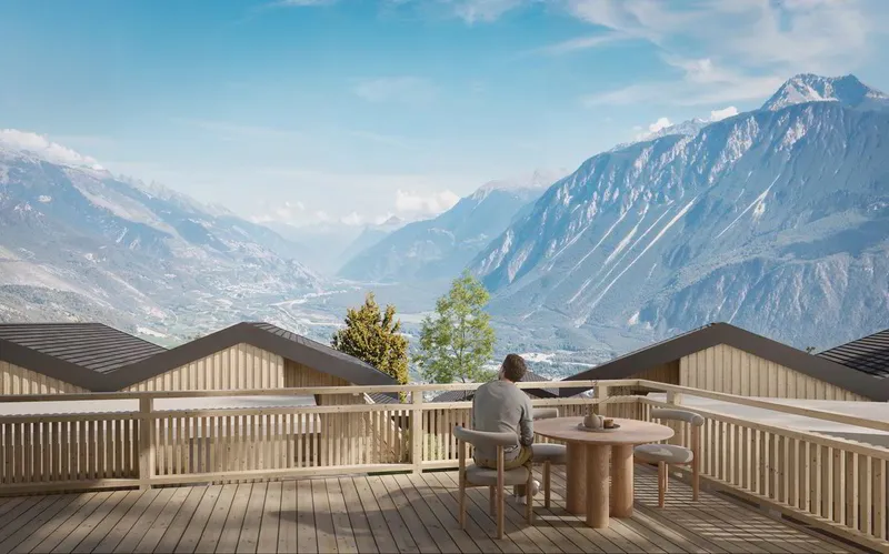 Promotion immobilière en résidence principale : Chalet 3.5 pièces avec vue panoramique - Photo 3