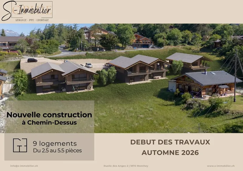 Travaux en cours - Nouvelle construction à Chemin-Dessus - Lot A01 - Photo 2