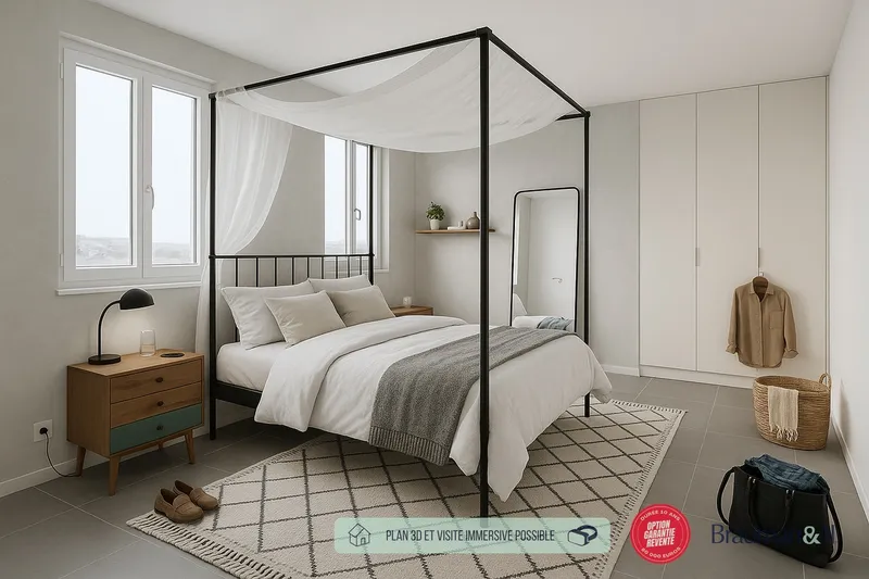 Appartement T4 de 84 m² avec parking - Photo 2