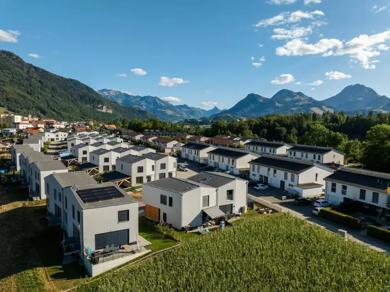 Très belle villa de 4,5 pièces avec vue sur les montagnes et le lac de la Gruyère ( B1.2 ) - Photo 2
