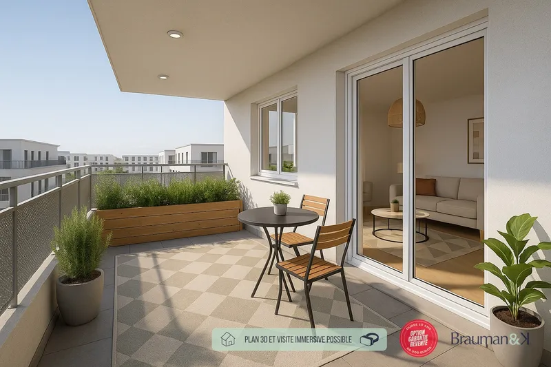 2 PIÈCES de 44m² + EXT(s) de 7m² + PKG(s) - Photo 4