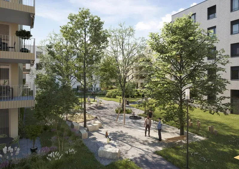 1.5-Zimmer-Neubauwohnung im Perron Vert - Photo 4