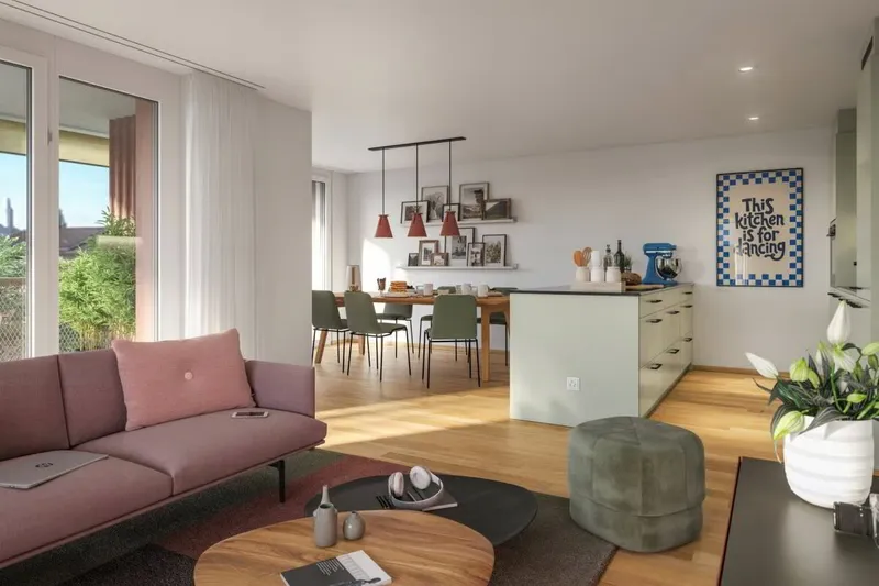 4.5-Zimmer-Neubauwohnung ab 2027 im "TIGLIO" in Buchs! - Photo 2