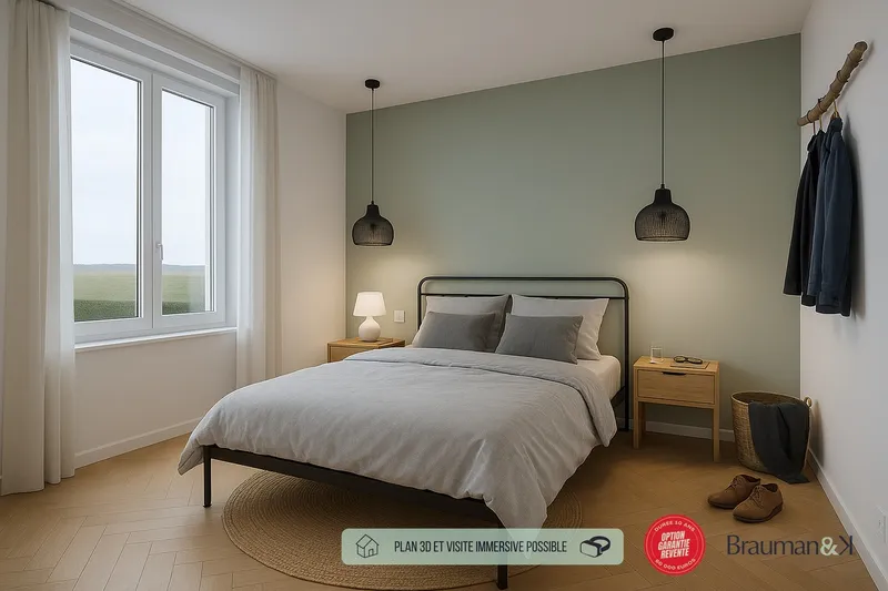 Appartement T4 de 96 m² avec terrasse de 10 m² et jardin de 29 m² et 2 parkings - Photo 3