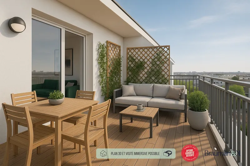2 PIÈCES de 47m² + EXT(s) de 7m² - Photo 4