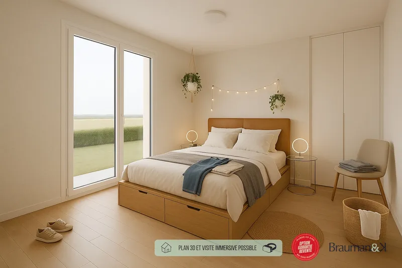 Appartement T5 de 102 m² avec jardin de 28 m² et parking - Photo 3