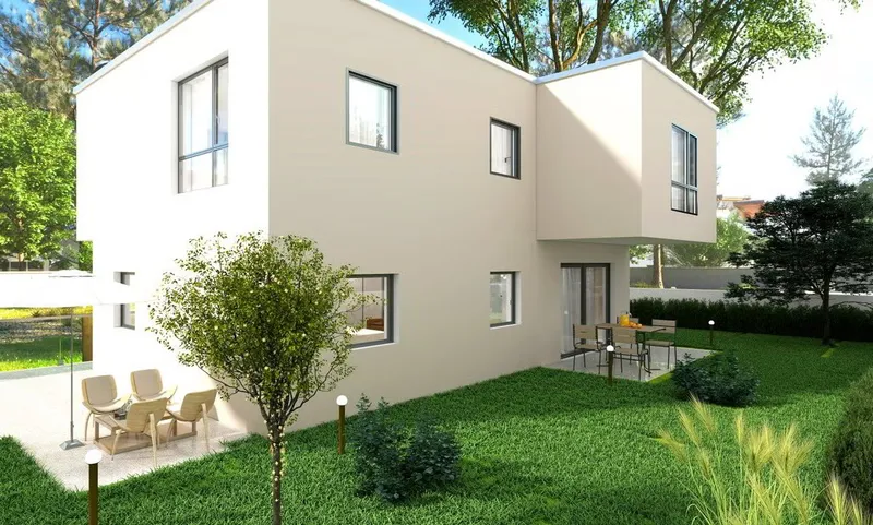 Nuove case 4,5 di medio-alto standing con giardino in edificazione. - Photo 2