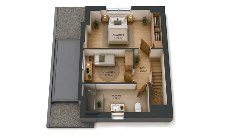 Appartement à vendre, 3.5 pièces, 98 m², Chalais