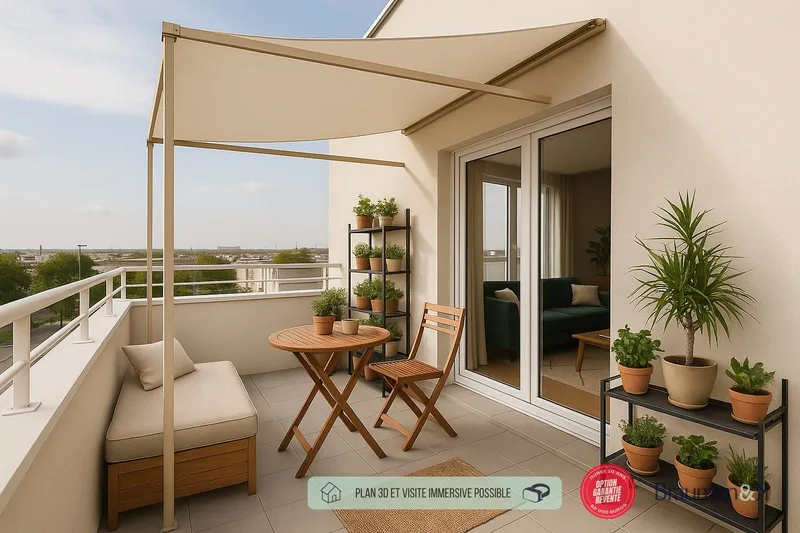 3 pièces de 64 m² avec terrasse de 16 m² et parking - Photo 5