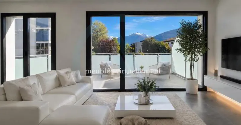 Magnifique villa jumelle avec une vue sur les montagnes dans les hauteurs de Sion - Photo 2