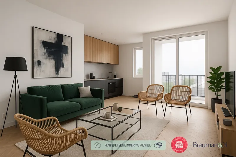 Appartement à vendre, 2 pièces, 38 m², Saint Nicolas