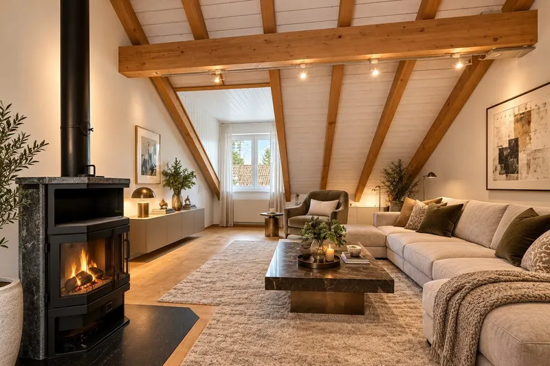 Ein Zuhause zum Verlieben – charmante Dachwohnung mit Sichtbalken - Photo 5