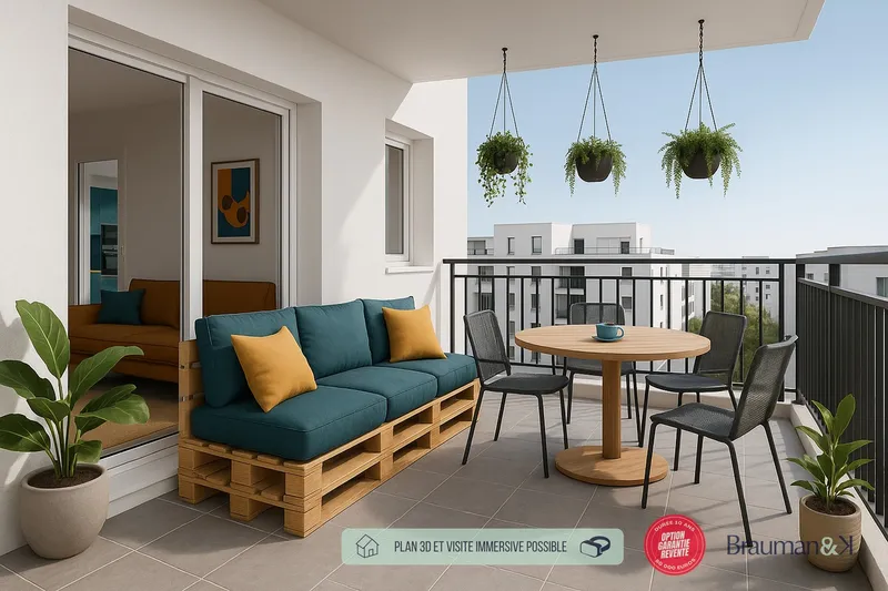 2 PIÈCES de 48m² + EXT(s) de 12m² + PKG(s) - Photo 4