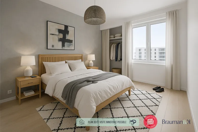 T4 neuf de 103 m² avec terrasse de 26 m² et parking - Photo 3