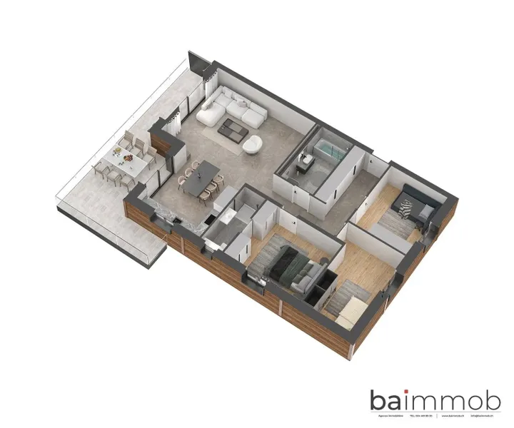 Magnifique appartement 4,5 pièces de 135m2 avec terrasse et jardin privatif ! - Photo 5