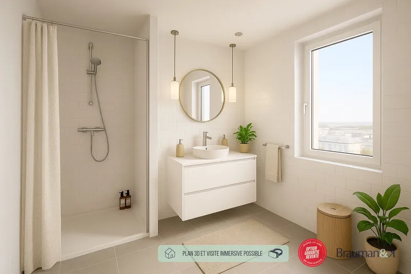 Appartement T2 de 44 m² avec terrasse de 9 m² et parking - Photo 3