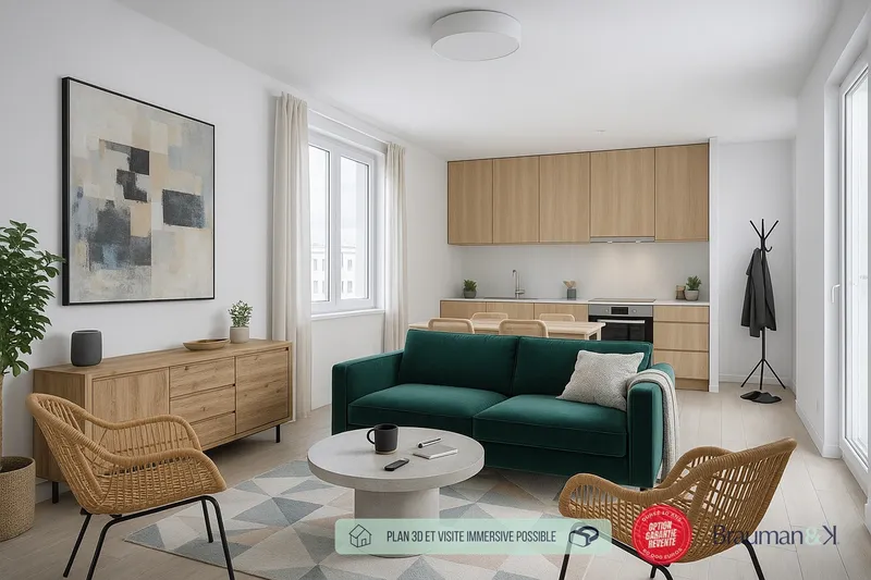 Appartement à vendre, 4 pièces, 72 m², Tourgeville