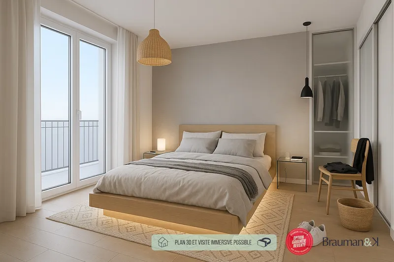 3 PIÈCES de 60m² + EXT(s) de 6m² + PKG(s) - Photo 2