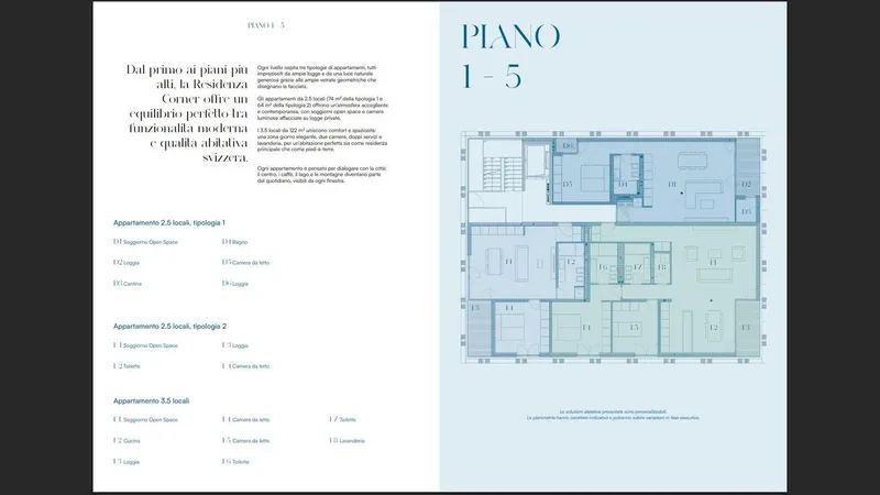 Neue 3.5-Zimmer-Wohnungen mit 122 m² und Loggia im Herzen von Locarno - Photo 3