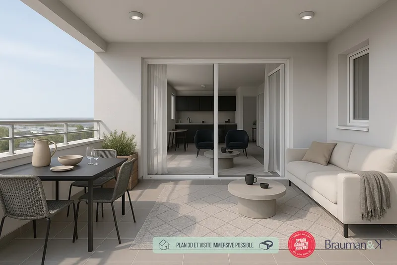 1 PIÈCES de 32m² + EXT(s) de 8m² - Photo 3
