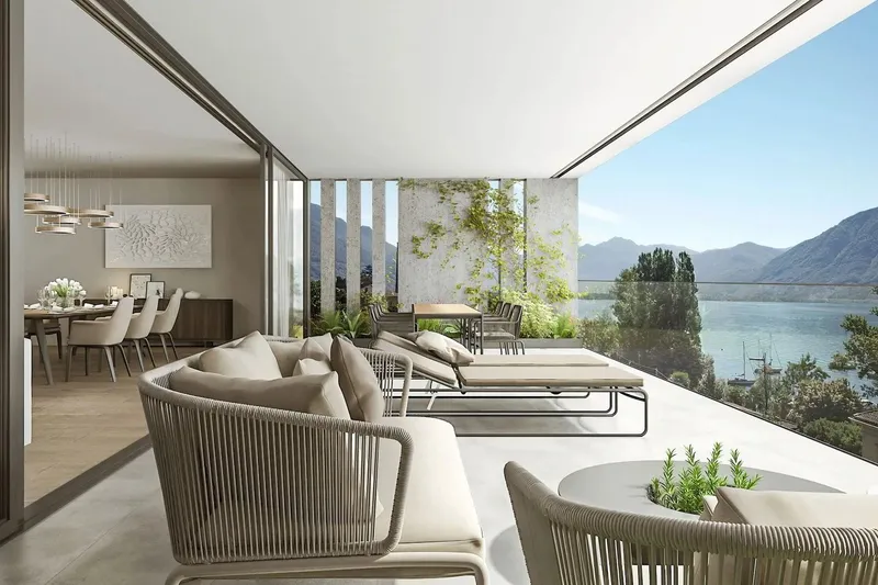Minusio: Moderne Neubauwohnung mit Terrasse & Seesicht, zum Verkauf in der exklusiven Residenza Riva26 - Photo 3