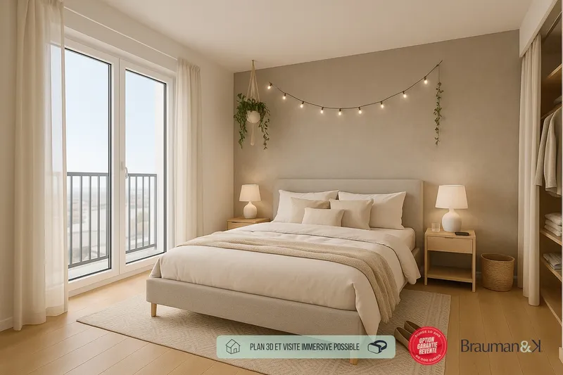 Appartement T4 de 82 m² avec terrasse de 17 m² et parking - Photo 4