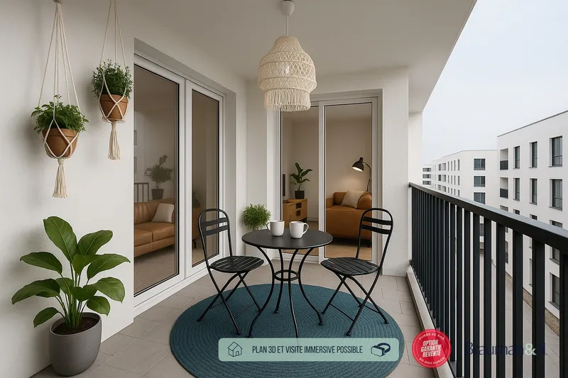 2 PIÈCES de 45m² + EXT(s) de 4m² - Photo 4