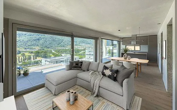 Appartement à vendre, 3.5 pièces, 91 m², Vezia