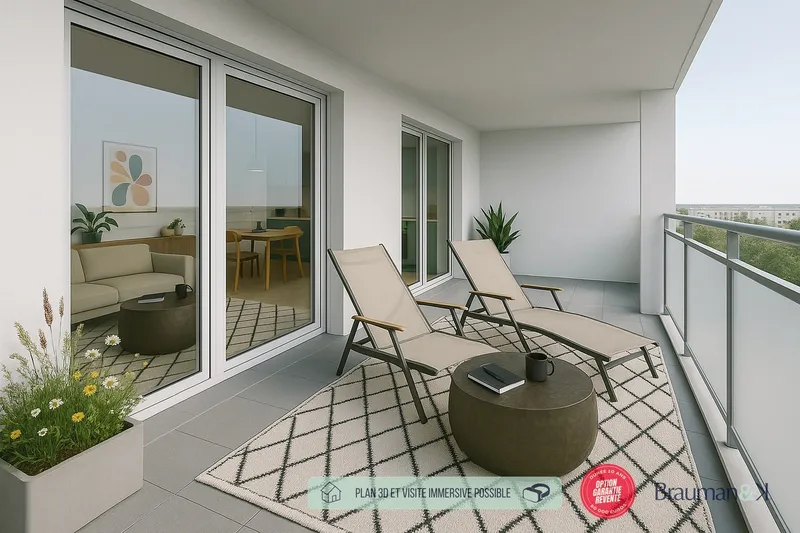 3 PIÈCES de 74m² + EXT(s) de 12m² + PKG(s) - Photo 5