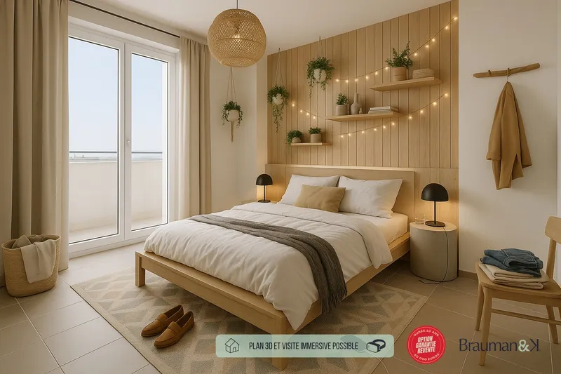 3 pièces de 71 m² avec jardin de 21 m² et parking - Photo 2
