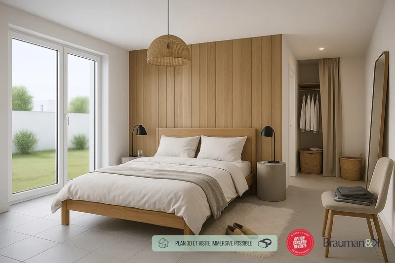 Appartement T4 de 101 m² avec jardin de 310 m² et parking - Photo 4