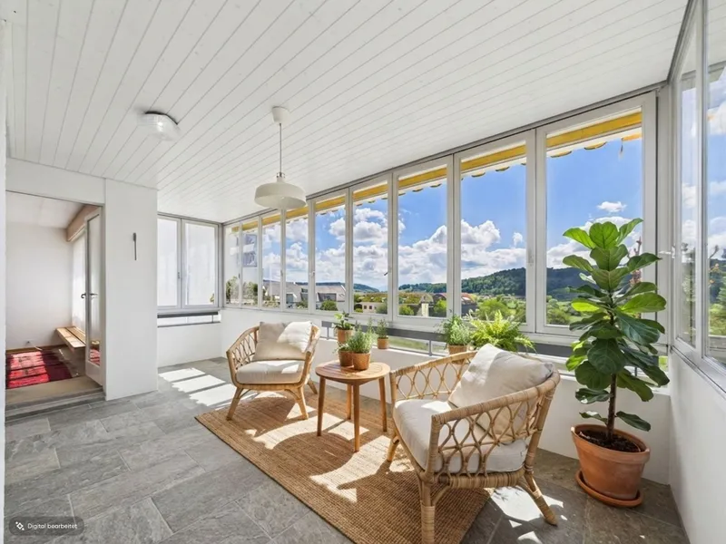 5.5-Zimmer mit Wintergarten und Cheminée in Wettswil kaufen - Photo 4