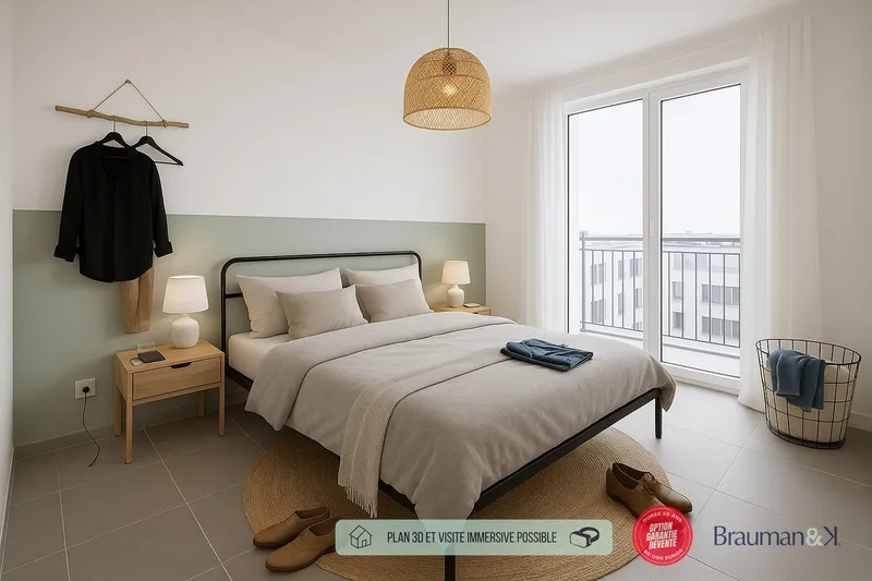 T2 neuf de 45 m² avec parking - Photo 2