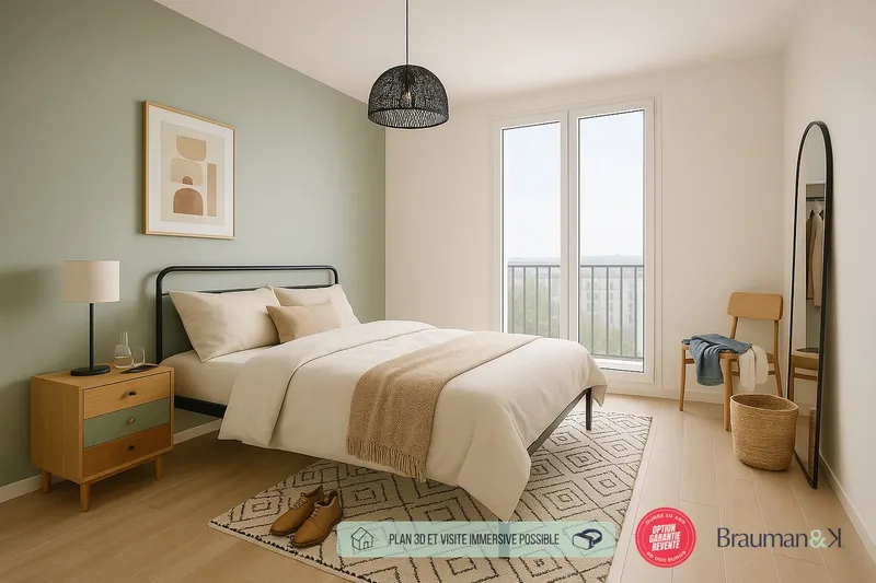 T2 neuf de 42 m² avec terrasse de 5 m² et parking - Photo 2
