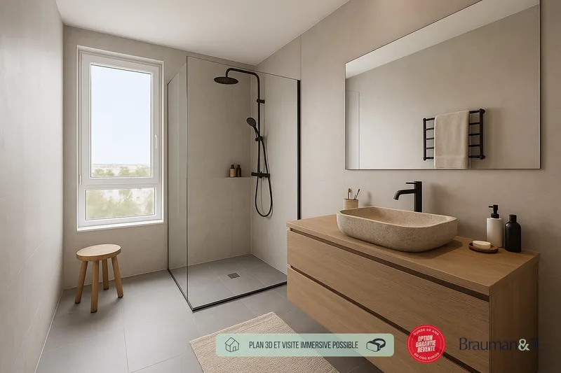 3 pièces de 57 m² - Photo 4