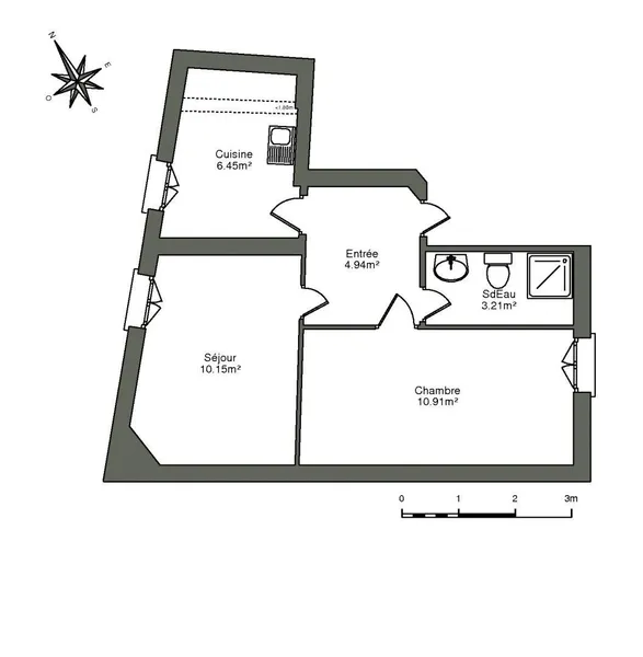 Vente Appartement 2 pièces - Photo 5